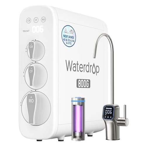 Waterdrop G3P800 800 GPD Tankless Reverse Osmosis System