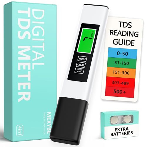 4-in-1 TDS Meter Digital Water Tester - TDS EC pH Temp